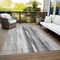 Homeroots 8' X 10' Khaki Ivory And Gray Botanical Leaves Washable Indoor Outdoor Area Rug 581945 - alternate 8
