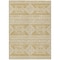 Homeroots 3' X 5' Gold And Ivory Southwestern Washable Indoor Outdoor Area Rug 593678 - alternate 9