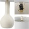 Jonathan Y Katee 24.75" Modern Scandinavian Textured Resin/Metal Gourd LED Table Lamp, Antique White, 2PK JYL9207A-SET2 - alternate 10