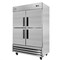 Koolmore 54 in. Commercial Stainless Steel Solid Half Door Reach-In Freezer, 47 cu. ft. RIF-2D-SSHD - alternate 9