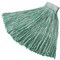 Rubbermaid Commercial 5 in String Wet Mop, 28 oz Dry Wt, Clamp On Connection, Cut-End, Green, Synthetic, PK6 FGF13700GR00 - alternate 1