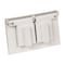 Thomas & Betts Aluminum Duplex Weatherproof Cover, White S310WHE - alternate 1