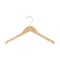 Nahanco 17in Natural Gloss Flat Wooden Shirt Hanger w/ Notches, 100PK 81-17CH - alternate 1