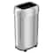 Hls Commercial 16 gal Oval Indoor Metal Can, Silver, Open Top, Stainless Steel, 11.4 in HLS16STVM - alternate 1