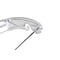 Nahanco 17in Clear Heavy Weight Plastic Suit Hanger w/ Metal Clips, 100PK 500RC - alternate 6