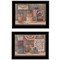 Homeroots Set Of Two Sweet Land of Liberty 3 Black Framed Print Wall Art, 2PK 407144 - alternate 1