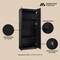 Manhattan Comfort 2-Piece Cornelia Storage Closet 1.0 and 2.0 in Black 2-23BC-BK - alternate 9