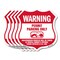 Signmission No Parking Without Permit Shield Sign Wa, 12 inch X 12 inch, Aluminum Metal Sign, 5PK SHI-A-5Pack-12-398 - alternate 1