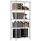 Factory 2U Wire Shelving Unit, 14inD x 24inW x 63inH, 5 Shelves, Medium Duty 250 lbs Per Shelf, Chrome 803968 - alternate 1