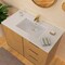 Whitehaus Collection 43 in Countertop Vanity Sink with Integrated Rectangular Bowl, Single Faucet Drilling and Overflow WHCS4322-1H - alternate 7