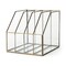 Homeroots 8" Gold Glass File Organizer 392591 - alternate 1