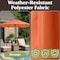 Pure Garden 9 ft Round Patio Umbrella with Easy Crank and Vented Canopy, Orange Shade 50-LG1052 - alternate 14