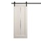 Sartodoors Modern Barn Door 24 x 96 inches, Ego 5014 Painted White Oak, 6.6FT Rail Track Heavy Hardware Set ,  EGO5014BD-B-PWO-2496 - alternate 1
