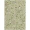 Homeroots 9' X 12' Artichoke Green Gray And Brown Floral Washable Indoor Outdoor Area Rug 597792 - alternate 9