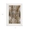 Homeroots Tis the season Snowflakes 1 White Framed Print Wall Art 404803 - alternate 4