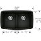 Blanco Valea Equal Double Low Divide, Coal Black 442940 - alternate 3