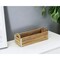 Homeroots 14" Brown Solid Wood Organizer Box 399659 - alternate 5