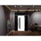 Vdomdoors Front Exterior Prehung Steel Door Ronex0144 Grey 2 Sidelight and Transom Window Sidelite Entry RONEX0144EXD-GRE-W12+36+12 X H80+16-LH-I - alternate 7