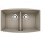 Blanco Performa Equal Double Bowl, Truffle 441290 - alternate 1