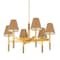 Hudson Valley Lighting Lindenwood 33.5 in. Chandelier Aged Brass 3434-AGB - alternate 1