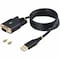 Startech.Com 3FT 1M USB TO SERIAL ADAPTER CABLE, COM RETENTION, INTERCHANGEABLE SCREWS/NUTS, USB-A TO DB9 1P3FFCB-USB-SERIAL - alternate 1