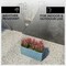 Leisuremod Basalt Tall Square Fiberstone & MgO Clay Planter, Weather-Resistant, Fully Assembled BP9AC - alternate 9