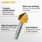 Powertec 90 Degree V-Groove Router Bit, 5/8in Cutting Diameter, 1/4in Shank, 5/8in Depth 1-7/8in Overall Length 73043N - alternate 5