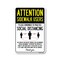 Signmission PSA Sidewalk Users Practice Social Distancing 10in X 7in Peel And Stick Wall Graphic, RD-710-25375 OS-NS-RD-710-25375 - alternate 1