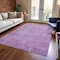 Homeroots 9' X 12' Lavender And Plum Abstract Washable Indoor Outdoor Area Rug 616242 - alternate 9