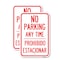 Signmission No Parking Anytime & Prohibido Estacionar, 12'' X 18'' 2 Signs, Heavy Gauge Aluminum, 2PK A-1218-2PACK-23784 - alternate 1