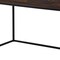 Homeroots 47" Brown and Black Wood and Metal Computer Desk With Two Drawers 516428 - alternate 5