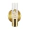 Jonathan Y Bolha 5.5" 1-Light Minimalist Modern Bubble Acrylic/Iron Integrated LED Vanity Light, Brass Gold JYL7222B - alternate 14