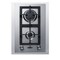 Summit 15in Wide 2-Burner Gas Cooktop In Stainless Steel GCJ2SSTK15 - alternate 1
