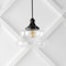 Jonathan Y Schoolhouse 14" 1-Light Bohemian Farmhouse Iron/Glass LED Pendant, Oil Rubbed Bronze/Clear JYL7585A - alternate 11