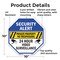Signmission Security Alert Private Property No, 10 Inch X 10 Inch, Aluminum Metal Signs OC-A-10-187 - alternate 6