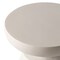 Leisuremod Isle 17 in Round Fiberstone Bowl Side Table, Pedestal Base, Fully Assembled IST17CR - alternate 10