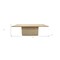 Homeroots 72" Natural and Brown Solid Wood Pedestal Base Dining Table 563908 - alternate 16