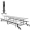 Palmer Hamilton Rectangle Cafeteria Bench Table, 145 in W, 29 in H, Gray Glace 19F18293012GB - alternate 13