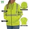 Ergodyne M Lime Class 3 Womens Performance HV Zip-Up Hoodie 8305W - alternate 10