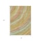Homeroots 5' X 8' Gold Sky Blue And Coral Abstract Washable Indoor Outdoor Area Rug 631246 - alternate 6