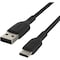 Belkin Boost Up Charge Usb A To Usb C Braided Cable 3ft, Black CAB002BT1MBK - alternate 8