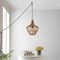 Jonathan Y Lucas 13" 1-Light Farmhouse Coastal Rattan 180" Cord Plug-In or Hardwired LED Pendant, Brown JYL1406A - alternate 17