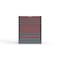 Strong Hold 9 drawer cabinet - (7x 2ft, 1x 3ft, 1x 4ft) - Red accents - Keyed Different S3036-PPDAS-0902DS - alternate 1