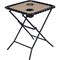 Outdoor Expressions Tan 18'' Square Steel Folding Side Table ZD-T1022-TAN - alternate 5