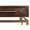 Homeroots 63" Dark Mango Manufactured Wood Rectangular Writing Desk With Three Drawers 482428 - alternate 7
