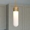 Vaxcel Thalia Gold Brass Contemporary Mini Pendant Ceiling Light White Pill Glass P0420 - alternate 9