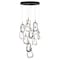 Euf Norah, Chandelier, 16-Light, 24", Matte Black, Mixed Glass 49237-047 - alternate 6