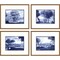 Homeroots Set Of Four Pastoral Toile Gold Framed Print Wall Art, 4PK 416479 - alternate 4