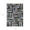 Homeroots 8' X 10' Black Gray And Ivory Geometric Washable Indoor Outdoor Area Rug 598241 - alternate 9