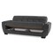 Homeroots 93" Dark Gray Chenille Sleeper Sofa And Toss Pillows With Brown Legs 607079 - alternate 10